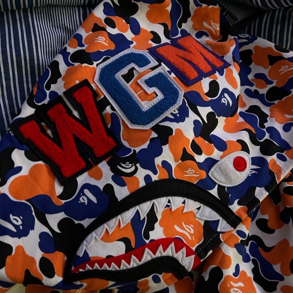 RARE Maebashi City BAPE Hoodie Full-zip